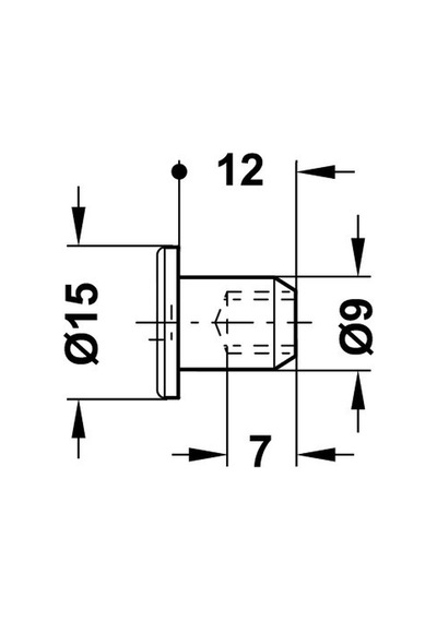 Hafele Somun Nikel M6-9MM