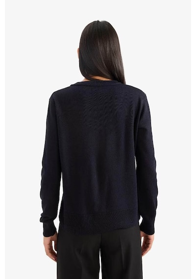 Defacto Relax Fit V Yaka Kazak C4024ax25wnnv146 Lacivert