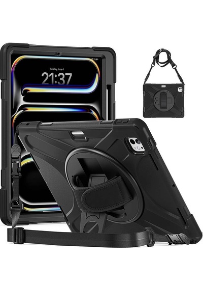 Apple Uyumlu iPad  Pro 13 2024 Zore Defender Tablet Silikon Klasik