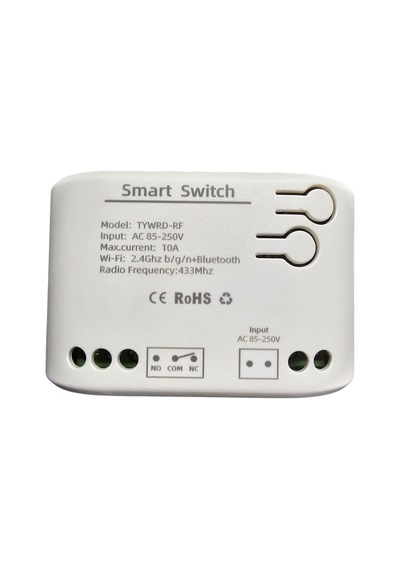 Smart Switch Tywrd-rf Akıllı Anahtar Wifi + Bluetooth + 433mhz Rf 10a Röle Modülü Ac 85-250v