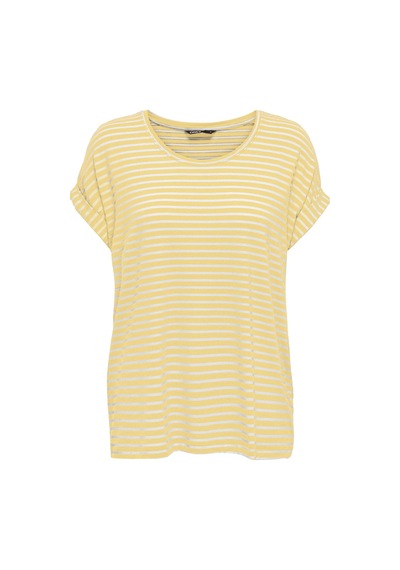 Only Bayan T Shirt 15206243 Sarı-beyaz Sarı-beyaz