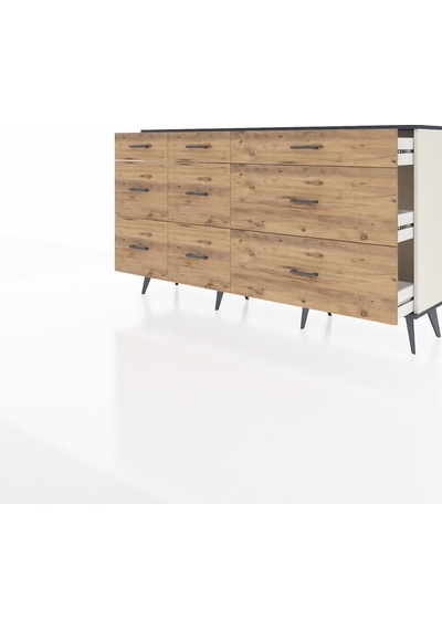 Arges Konsol 9 Çekmeceli 176x30x99 Aytaşı-antrasit/çam Antrasıt/atlas Çam - Aytası Arges Konsol 9 Çekmeceli 176x30x99 Aytaşı-antrasit/çam Antrasıt/atlas Çam - Aytası