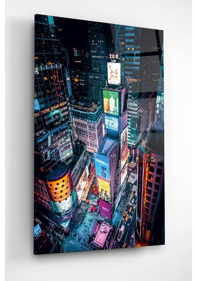 Times Square Cam Tablo, Dekoratif Cam Tablo