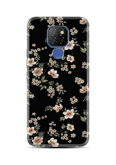 General Mobile Gm9 Pro Kılıf Boutique Baskılı Resimli Siyah Fon Çiçek Pcode -045