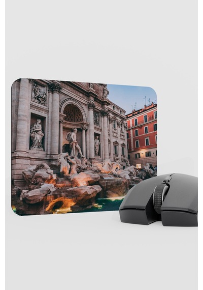 Roma İtalya V2 22x18 Gaming Kauçuk Kaymaz Taban Mouse Pad Fare Altlığı