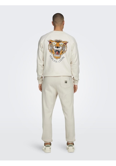 Only & Sons Onsrıley Reg Sweat Pants Vd Krem 22030142 001