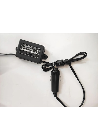 Oto Vantilatör 24 Volt 8 Inç Mandallı Çakmaklık Girişli 6400401