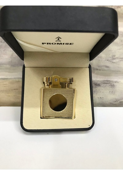 Promise Marka Benzinli Sarı Gold Yuvarlak Logo Desenli Kişiye Öze