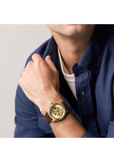 Fossil Fme3279 Erkek Kol Saati Altın