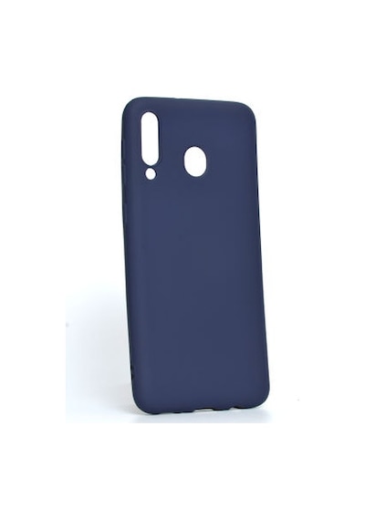 Samsung Galaxy Uyumlu M30 Kılıf Esnek Yapılı İnce Slim Silikon Kapak Ryc/premier Lacivert