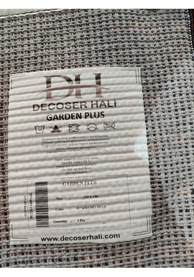 Decoser Garden Plus 027 Kiremit Siyah 120 180