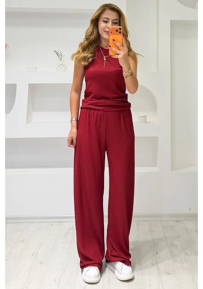 Fiolin Kolsuz Bürümcük Takım bordo