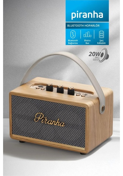 Piranha 7850 Bluetooth Hoparlör - Kahverengi