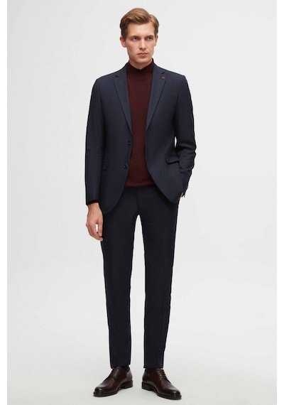 D's Damat Slim Fit Lacivert Düz Mono Yaka Viskonlu Takim Elbise 3ef05m410577m Lacivert
