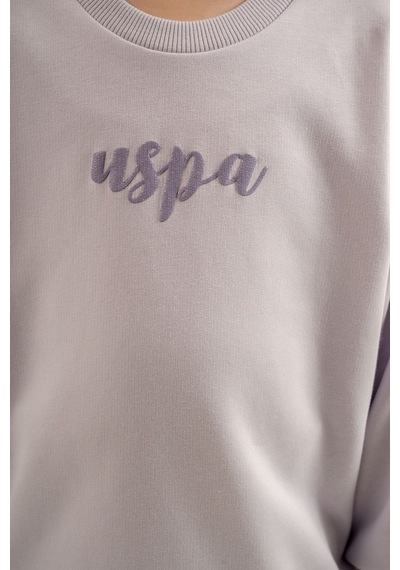 U.S. Polo Assn. Kız Çocuk Baskılı Mor Uzun Kol Eşofman Takımı Us2731-c-v2 Us2731-c-v2