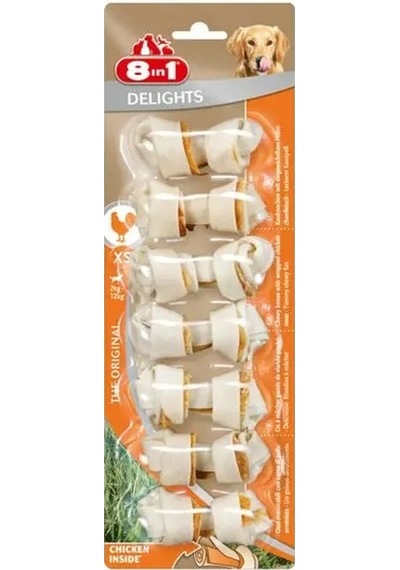 8in1 Delights Bones Tavuklu Xs Köpek Ödül Kemiği 7 Li