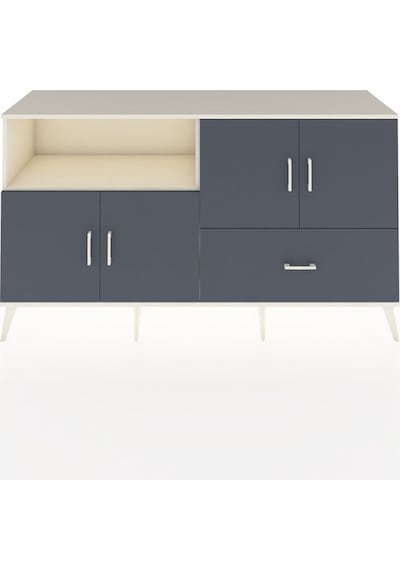 Hyperion Konsol 4 Raflı Tek Çekmeceli 4 Kapaklı 176x44x99 Aytaşı- Aytaşı-antrasit Hyperion Konsol 4 Raflı Tek Çekmeceli 4 Kapaklı 176x44x99 Aytaşı- Aytaşı-antrasit