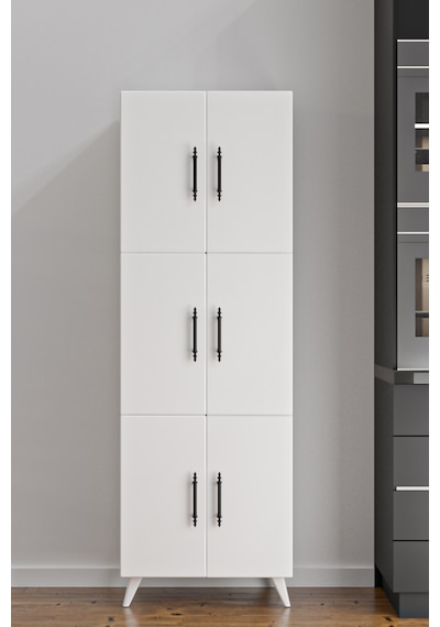 Ae-3010 Nehir Beyaz Çok Amaçlı Mutfak Dolabı & Banyo Dolabı, Kile