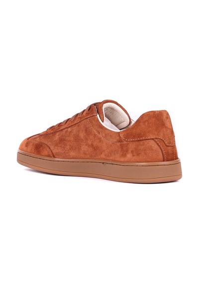 Shoetyle - Hakiki Süet Deri Taba Rengi Erkek Sneaker - 666-sh-10-129-1574