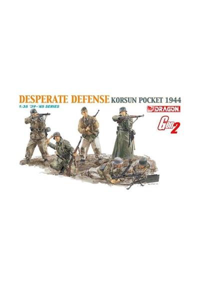 Dragon 6273 1/35 Ölçek, Umutsuz Savunma Korsun Pocket 1944 Asker Figürleri Plastik Model Kiti-49394