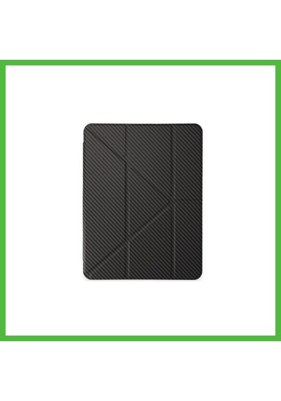 Vaveni İpad Pro 13 2024 Kılıf Color Karbon Tablet Kılıfı - Koyu Gri Arz