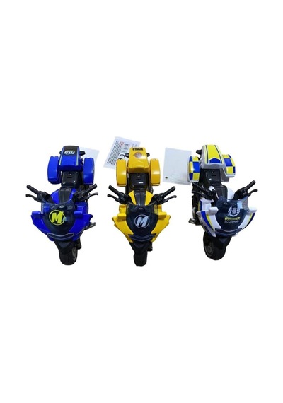 1:14 Ölçek Die-cast Metal Çek Bırak Oyuncak Motosiklet Çok Renkli