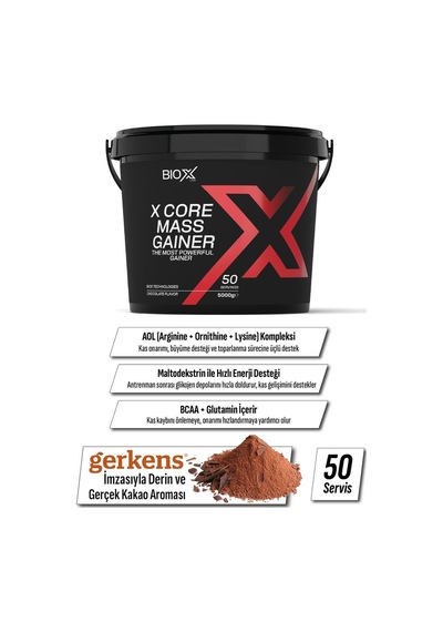 Mass Gainer 5 Kg Çikolata Aromalı Karbonhidrat Tozu + Shaker