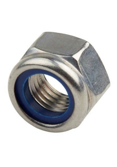 Paslanmaz Fiberli Somun. M8. 50 Adet. 8mm.