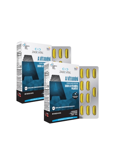 Zade Vital A Vitamini 2 Kutu 60 Kapsül