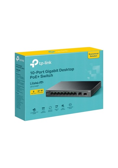 Tp-link Ls1210gp 10 Port Gigabit Switch