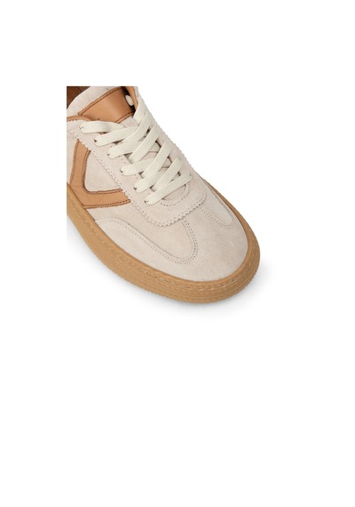 Deery Kadın Hakiki Süet Bej Sneaker Ayakkabı - N0170zbejc01