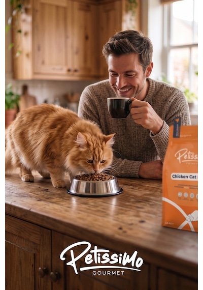 Petissimo Gourmet Gerçek Tavuklu Premium Yetişkin Kedi Maması 2,5 Kg - Kısırlaştırılmış, Düşük Tahıllı