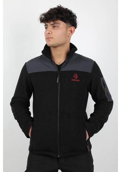 Obrano Outdoor Polar Ceket Softshell Kumaş Detaylı Tactical 001