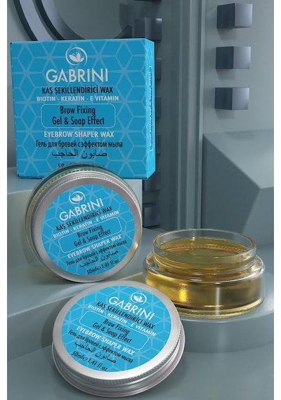 Gabrini Kaş Şekillendirici Wax - Brow Fixing Gel & Soap Effect Şeffaf