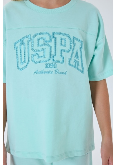 U.s. Polo Assn. Kız Çocuk Yeşil Bermuda Takım 5274-49904 Yeşil