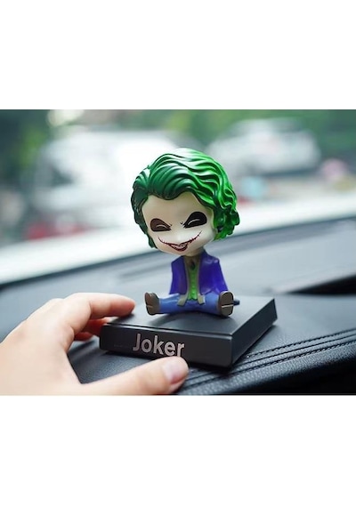 The Joker Villain S Edition Anime Sallanan Kafalı Figür Biblo Telefon Tutucu Dekoratif Masa Süsü Yşl Joker