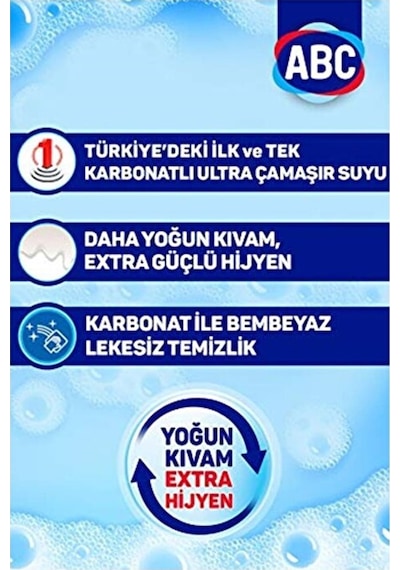 Abc Ultra Çamaşır Suyu Karbonatlı 750 Ml 1 Paket, 1 X 750 Ml Diğer