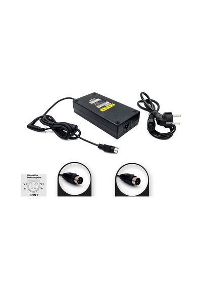 19v, 19.5v, 7.7a, 8.33a, 8.5a, 180w 4-pin Dın Erkek 4pın2 Adaptör Retro