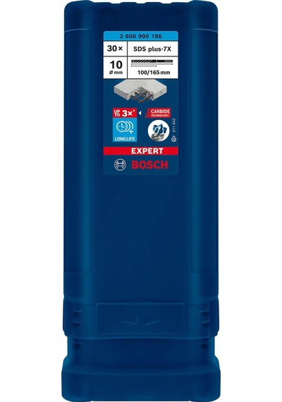 Bosch Expert 10x165 Mm 30 Lu Yeni Sds Plus-7x Matkap Ucu 2608900186