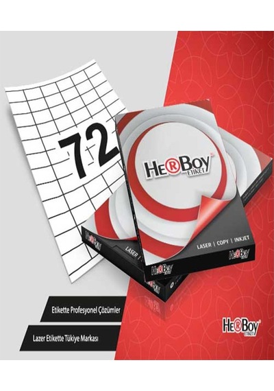 Herboy Etiket-laser 35x23mm Hb-1172 Beyaz