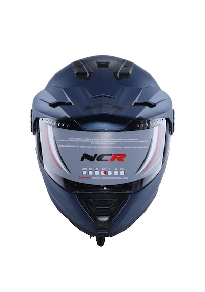 Ncr X-Cross Çene Açılır Ece-22.06 Kask Mat Mavi