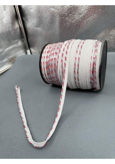 Paşateks 1 Cm Ara Biye Şerit-5 Metre-beyaz