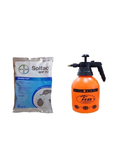 Pire - Kene - Bit - Genel Haşere Ilacı 50 Gr Solfac Wp 10 ve 2 Beyaz