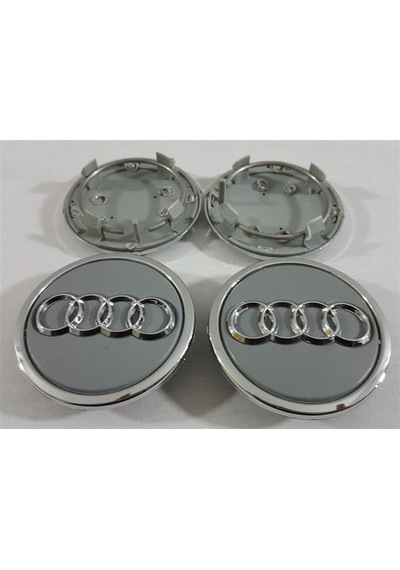Audi Jant Göbeği 69mm / 58mm Gri 4 Adet, 4b0601170a , Audi Jant