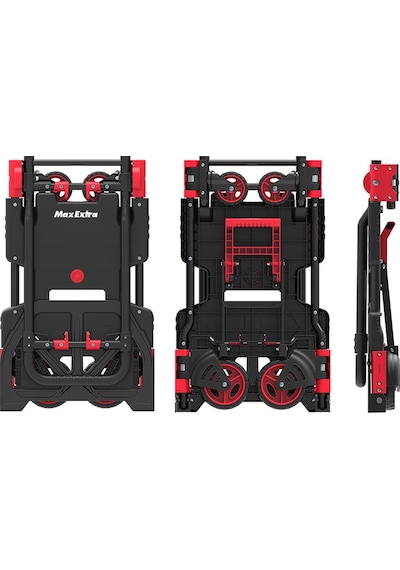 Max Extra Fw-90tp Katlanır İkisi Bir Arada Koli Taşıma Arabası 66/136 Kg
