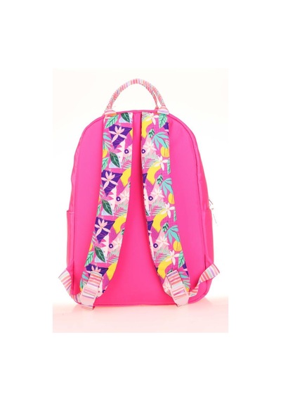 Kaukko Double Stripe Sırt Çantası Pink K1762 Pembe