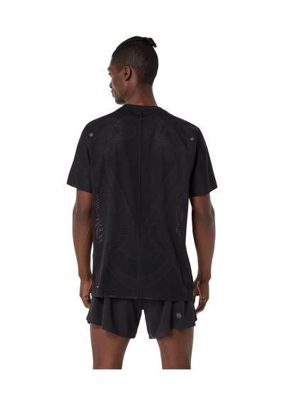 Asics Metarun Ss Top Erkek Black/obsidian Grey Kısa Kollu Tshirt 2011d510-001