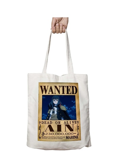 Art Hediye Wanted Ain Anime İki Tarafı Kalıcı Baskılı Yıkanabilir Çanta Çok Renkli