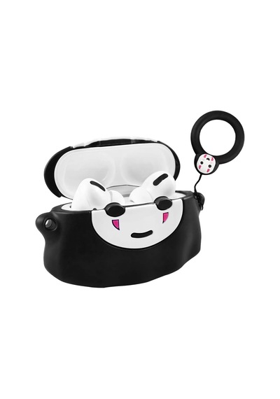 E2M Apple Uyumlu AirPods Pro Kılıf Hayalet Siyah