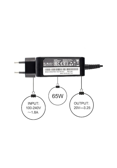 Lenovo 110, 310, 510 Serisi 20v 3.25a Adaptör Şarj Cihazı 4.0x1.7